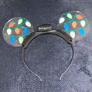 MINNIE MOUSE CHRISTMAS LIGHT UP EARS OBO DISNEY